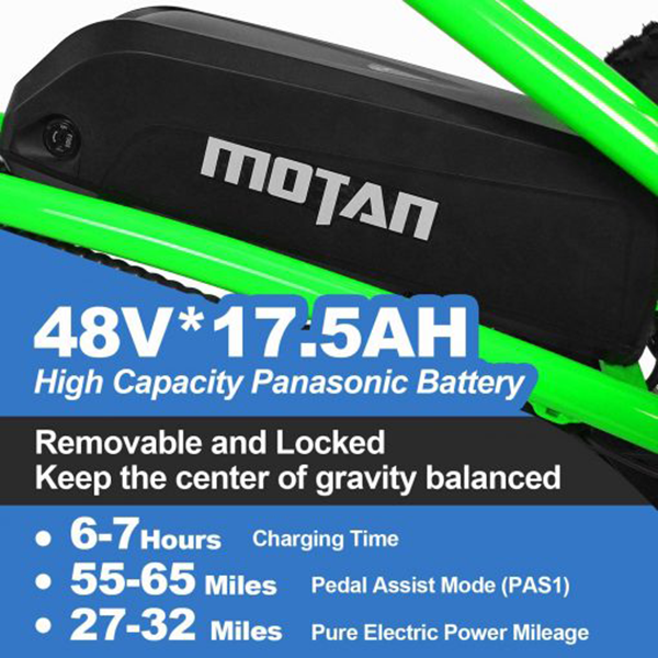 Addmotor Motan Electric Tricycle Adult, 750W 48V 17.5Ah Removable Battery, 20 Inch Fat Tire 3 Wheel Fat Tire Electric Bike, M-360 Electric Tricycle 350 lbs Carry Back Basket and Bag