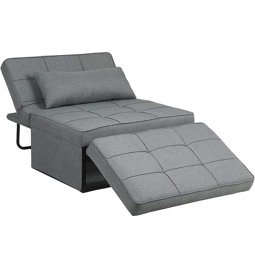 Saemoza Sofa Bed, 4 in 1 Multi Function Folding Ottoman Sleeper Bed