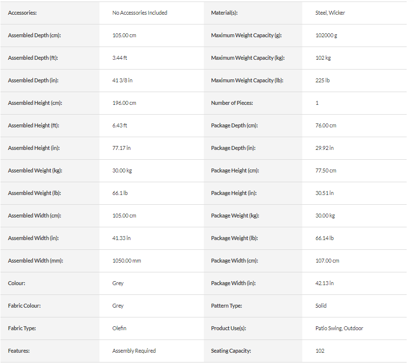 【Furniture】【BS】All Weather Single Outdoor Patio Egg Swing Chair w/ Stand(LIMITED QUANTITIES WHILE SUPPLIES LAST)