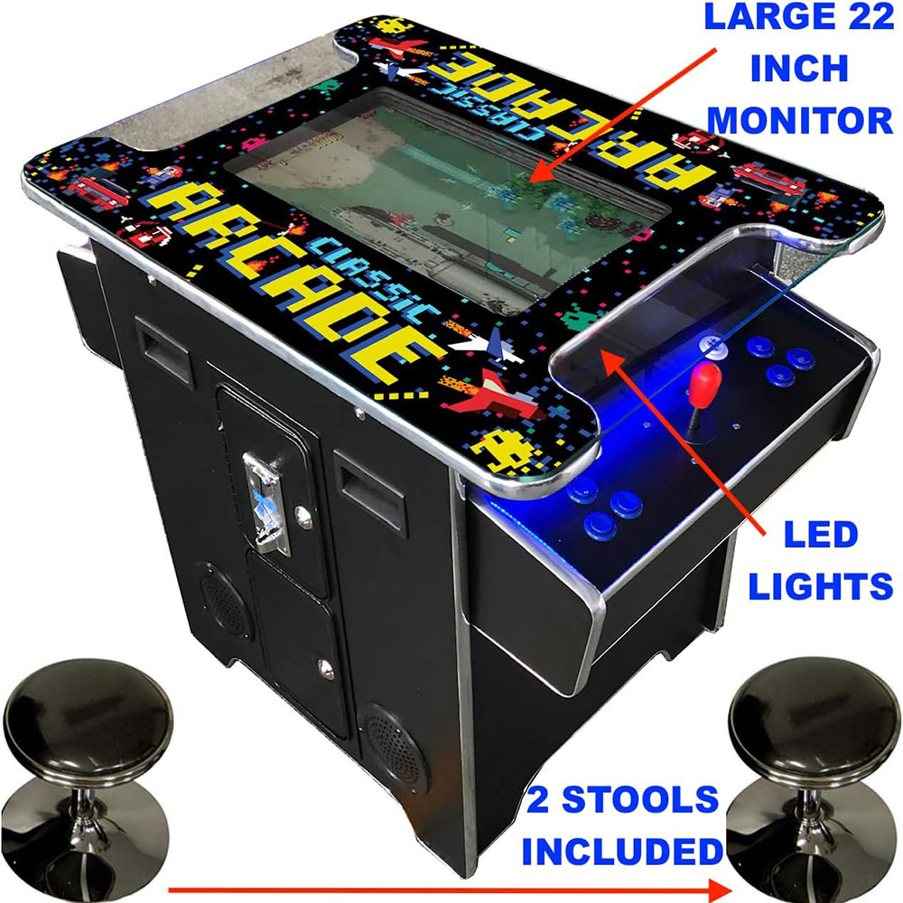 Full Size Commercial Grade Cocktail Arcade Machine