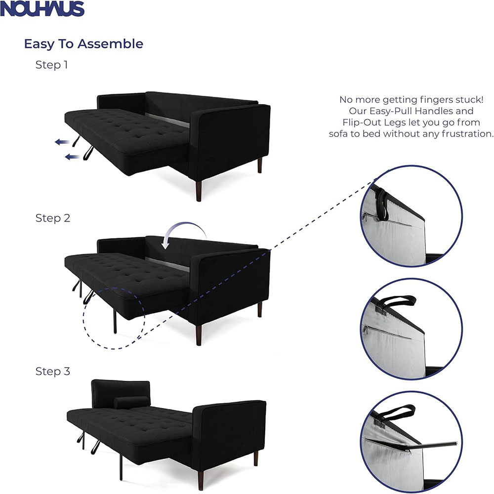 Nouhaus Module, Sleeper Sofa Bed Couch